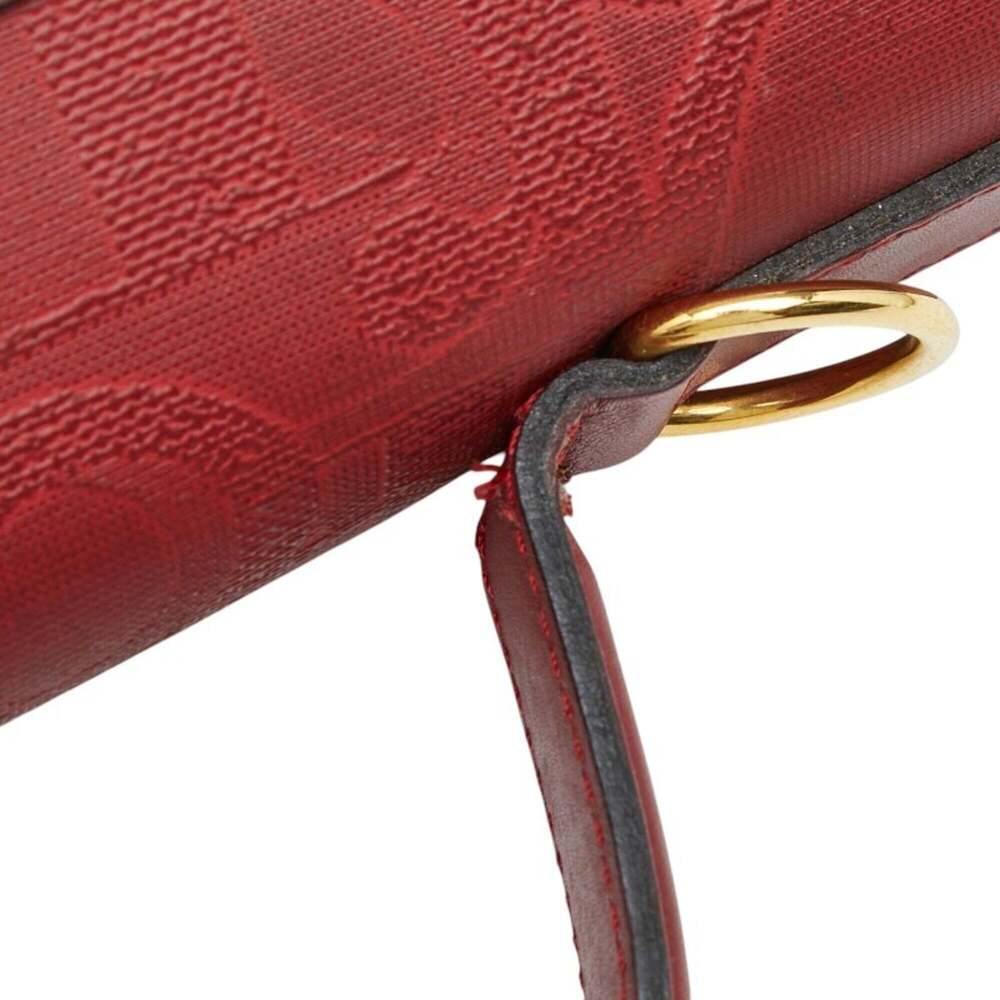 CHRISTIAN DIOR Red Leather Trotter Shoulder Bag - Picture 8 of 15